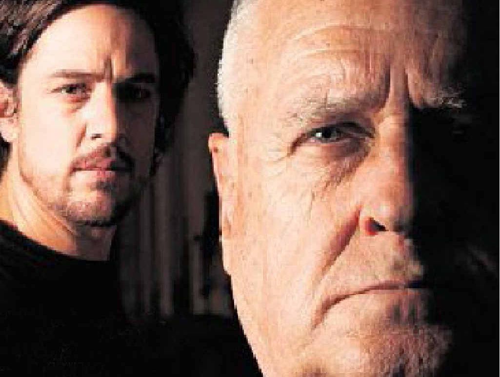 STARS: Max Gillies (right) and Samuel Johnson appeared in The Haunting of Daniel Gartrell. STARS: Max Gillies (right) and Samuel Johnson appeared in The Haunting of Daniel Gartrell.
